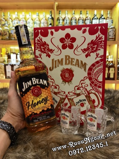 Rượu Jim Beam Honey Hộp Quà 2024