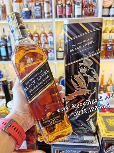 Rượu Johnnie Walker Black Label - Hộp Quà 2020