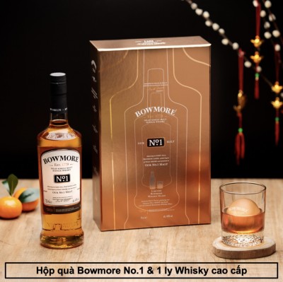 Rượu Bowmore No1 - Hộp Quà Tết 2022