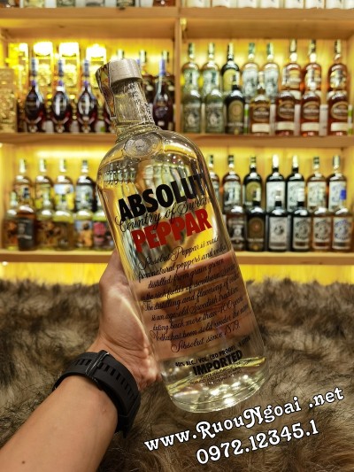 Rượu Vodka Absolut Peppar 1L